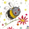 Alex Clark Coaster - Bee & Flowers