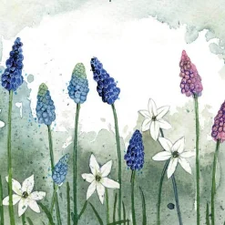 Alex Clark Placemat - Grape Hyacinths