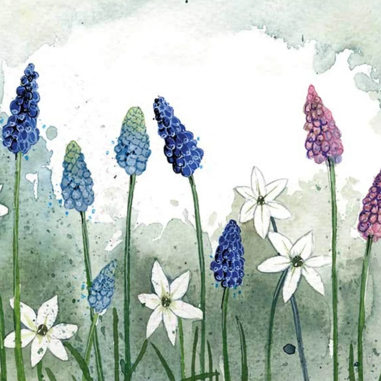 Alex Clark Placemat - Grape Hyacinths