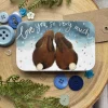 Alex Clark Small Rectangular Tin - Bunny Love