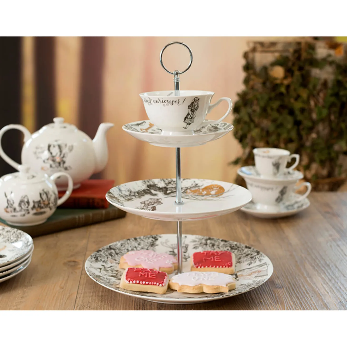 Alice In Wonderland Afternoon Tea Set - 4 Piece