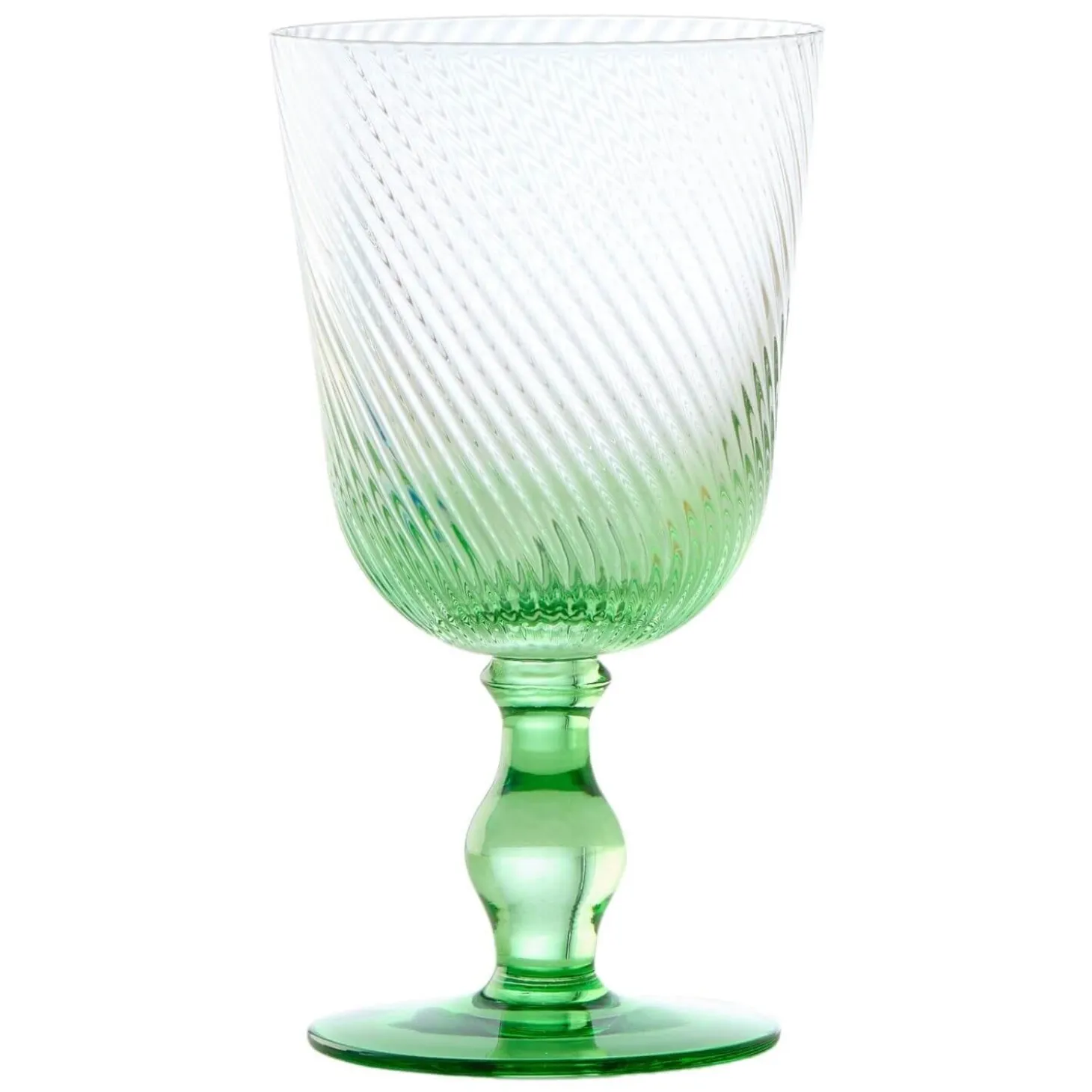 Anton Studios Design Swirl 4 Piece Wine Glass Set