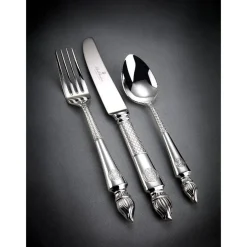 Arthur Price Clive Christian Empire Flame All Silver Fish Knife