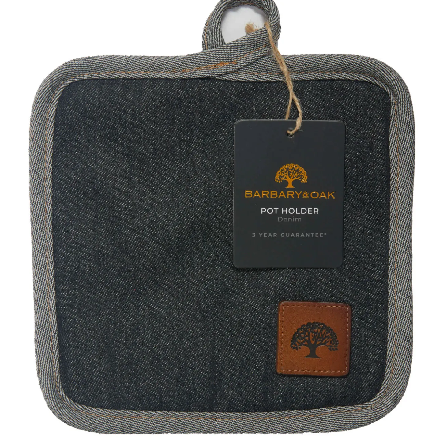 Barbary & Oak Denim 20cm Pot Holder