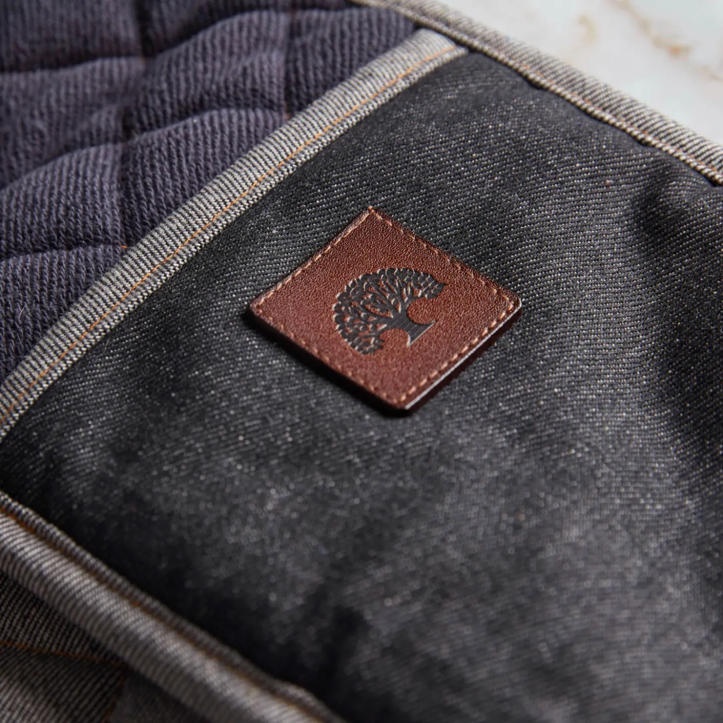 Barbary & Oak Denim Double Oven Glove
