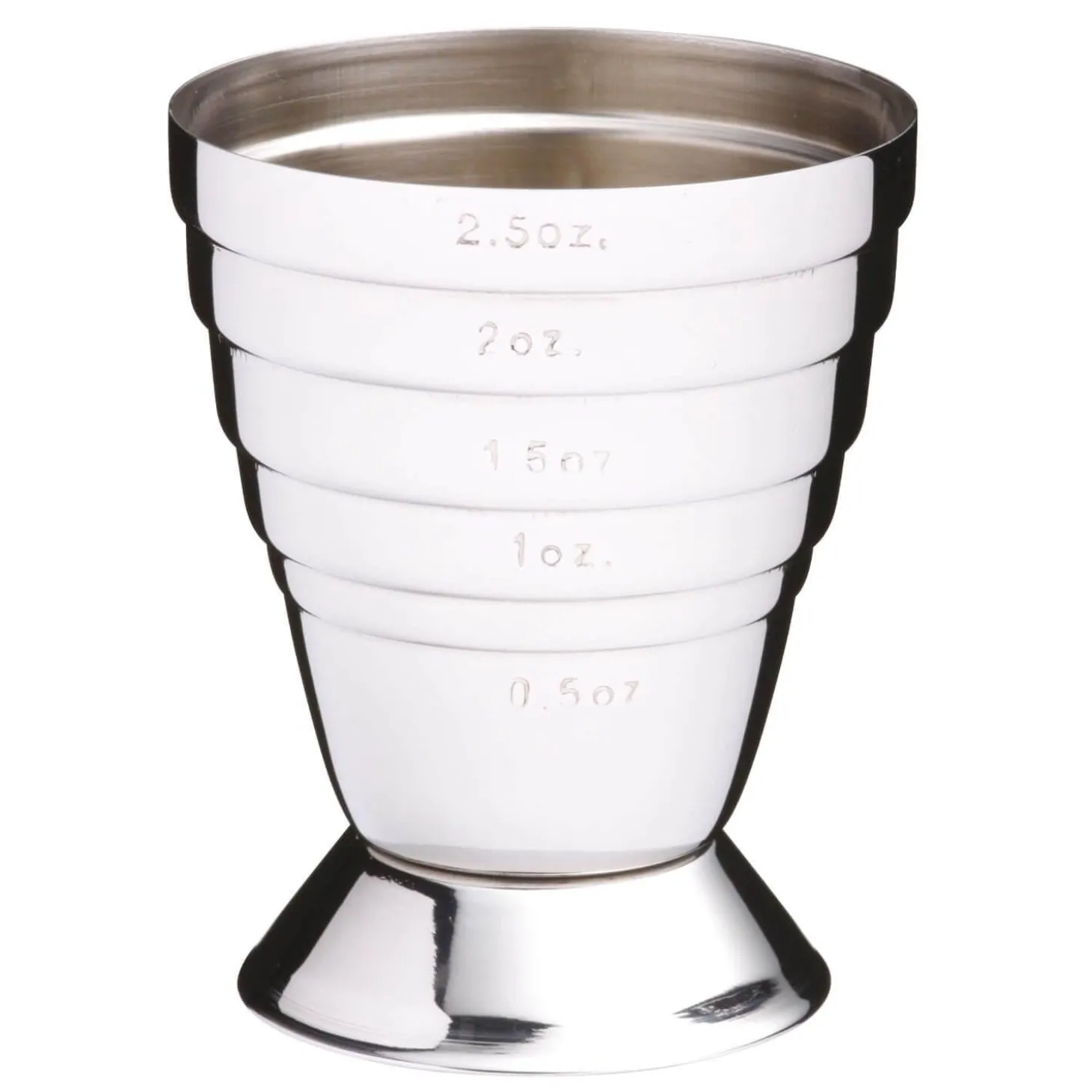 BarCraft Deluxe Stainless Steel Jigger