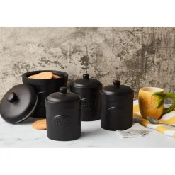 Bia International Onion Storage Jar - Matte Black