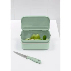 Brabantia SinkSide 1.8 Litre Food Waste Caddy - Jade Green