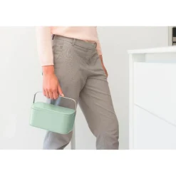 Brabantia SinkSide 1.8 Litre Food Waste Caddy - Jade Green