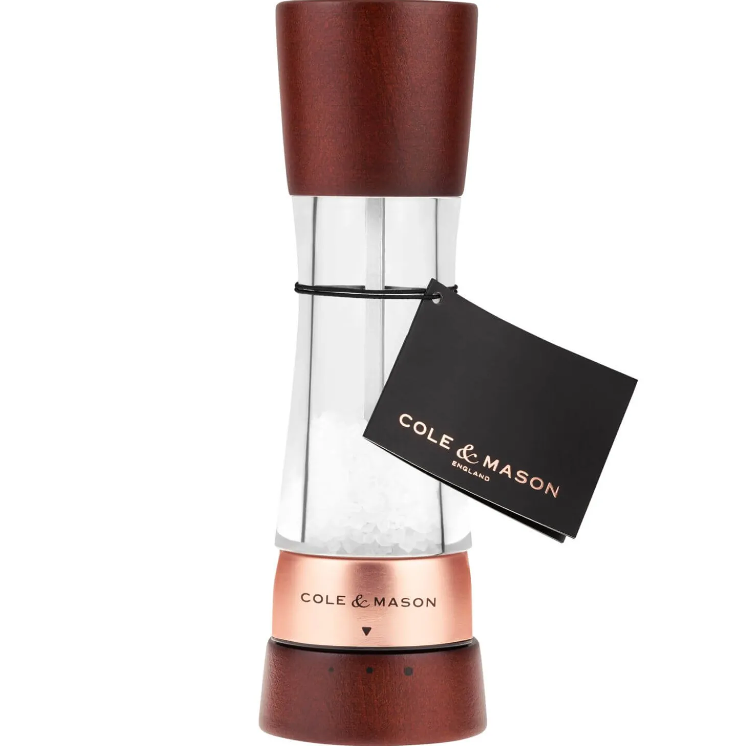 Cole & Mason Gourmet Precision+ 19cm Derwent Salt Mill - Chestnut