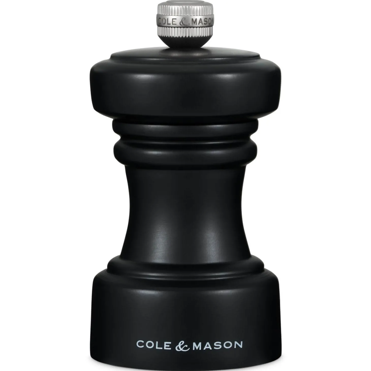 Cole & Mason Hoxton 10.4cm Beech Wood Pepper Mill - Black