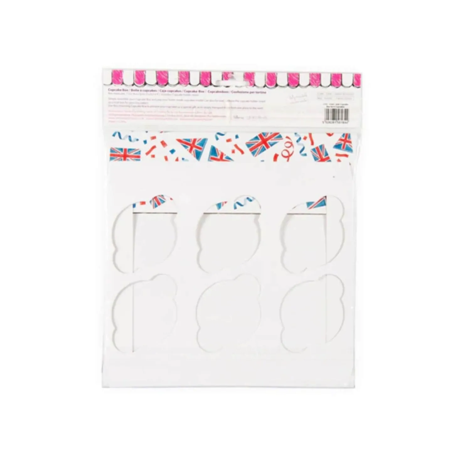 Creative Party 6 Cupcake Box - Union Jack