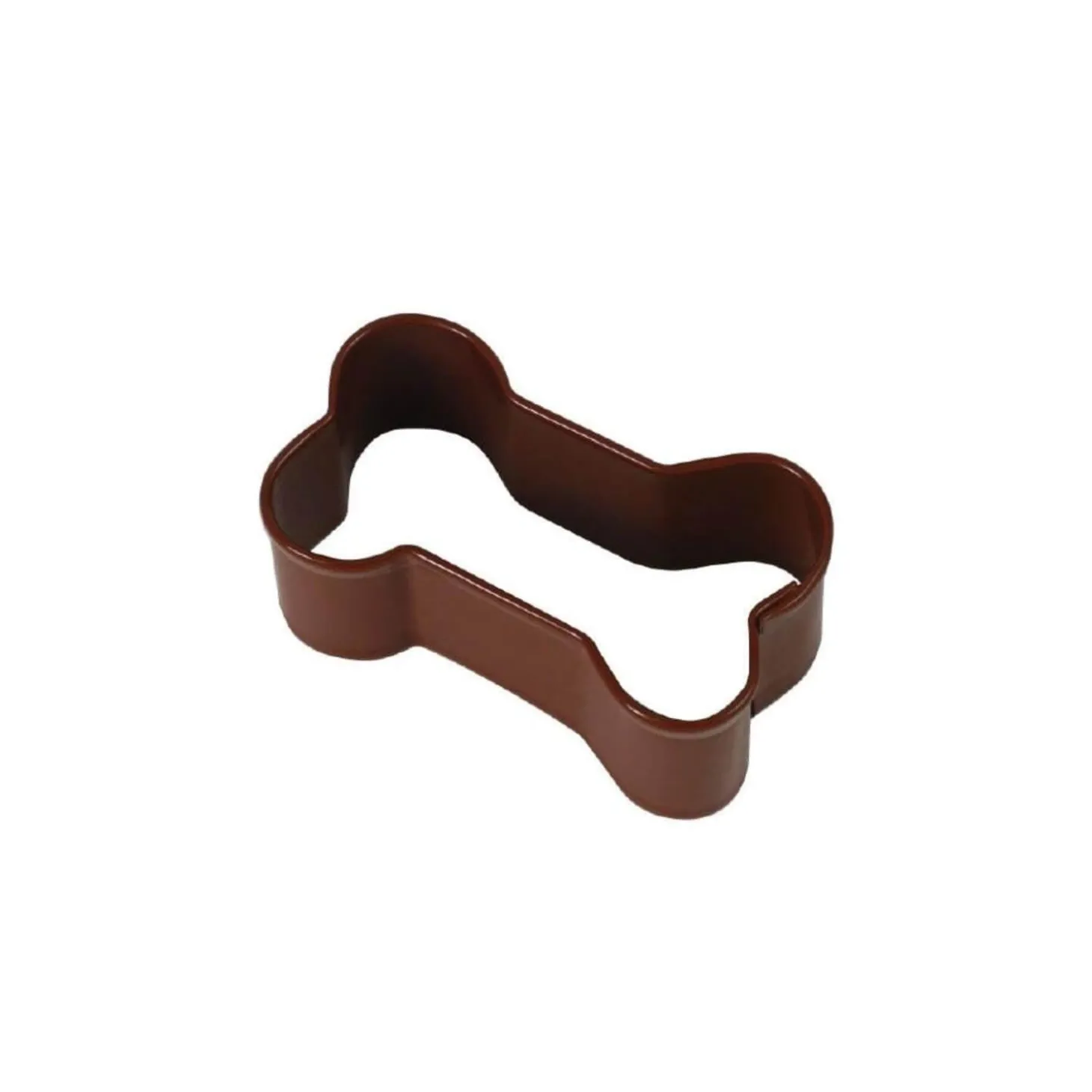 Creative Party Poly-Resin Coated Cookie Cutter Brown Mini Bone