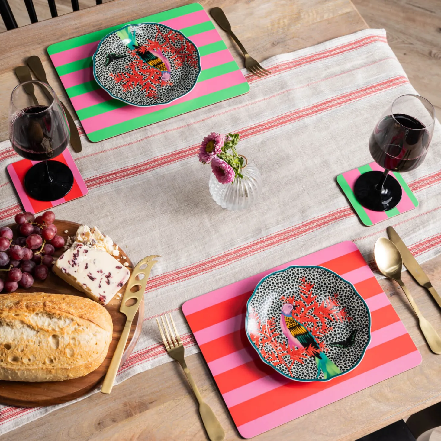 Creative Tops Set Of 4 Coasters - Stripes