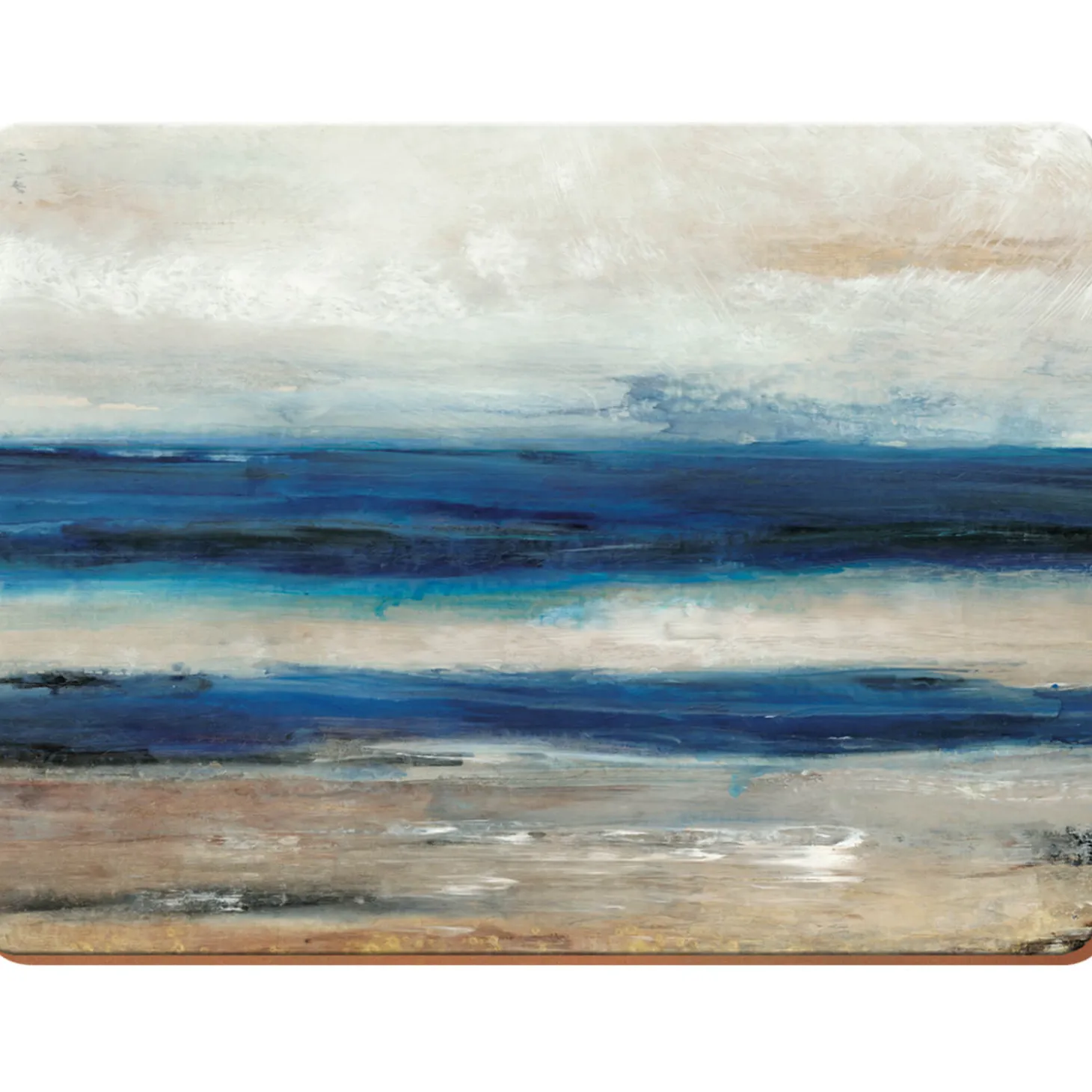 Creative Tops Set Of 4 Premium Placemats - Blue Abstract