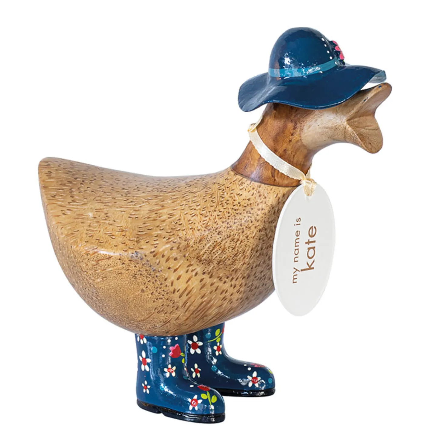 DCUK Duckys Floral Hat & Welly Boots - Assorted