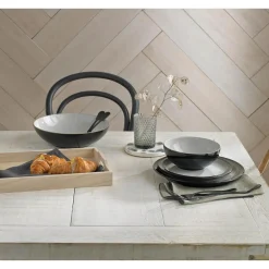 Denby Elements Black Cereal Bowl - 17cm