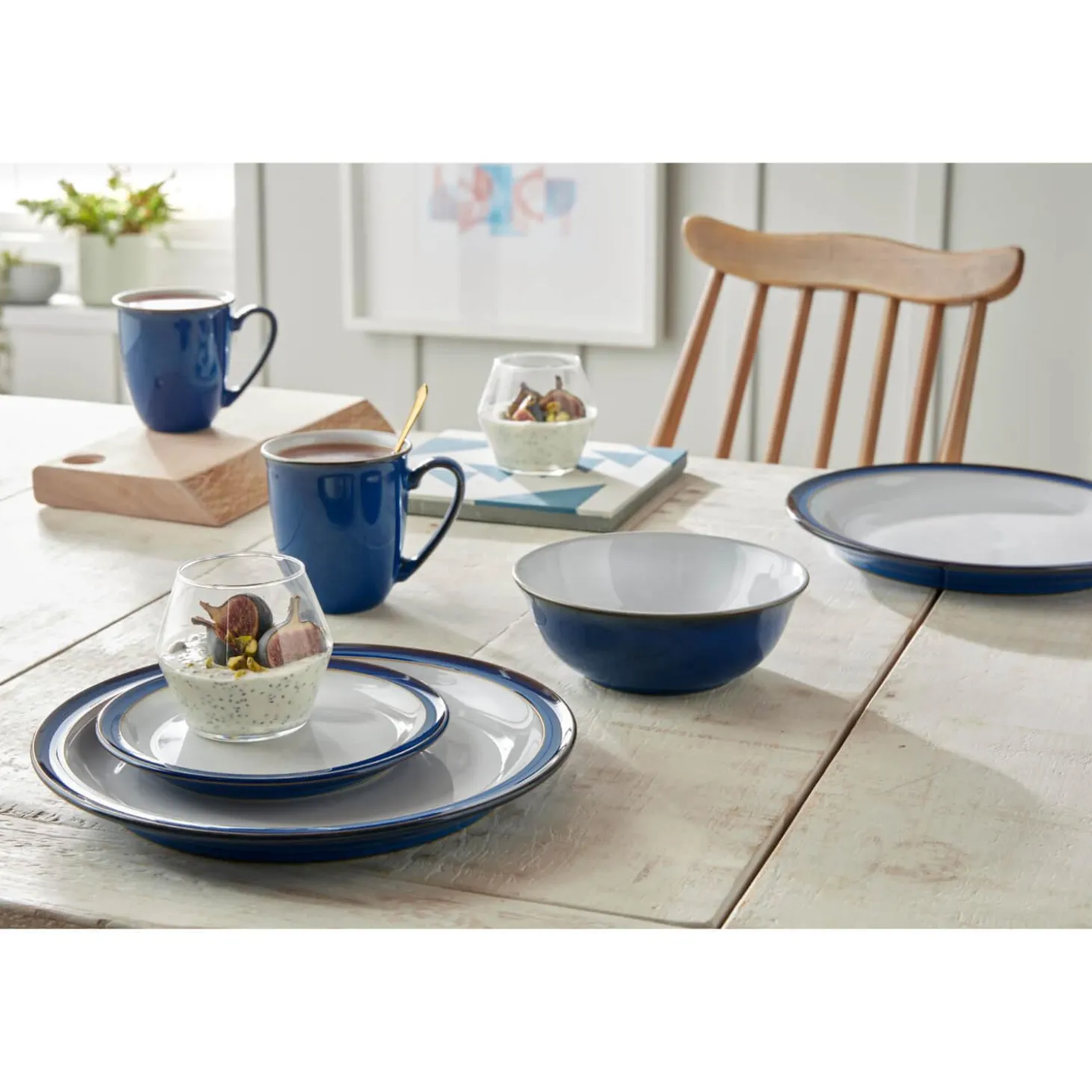 Denby Imperial Blue Medium Plate - 22cm
