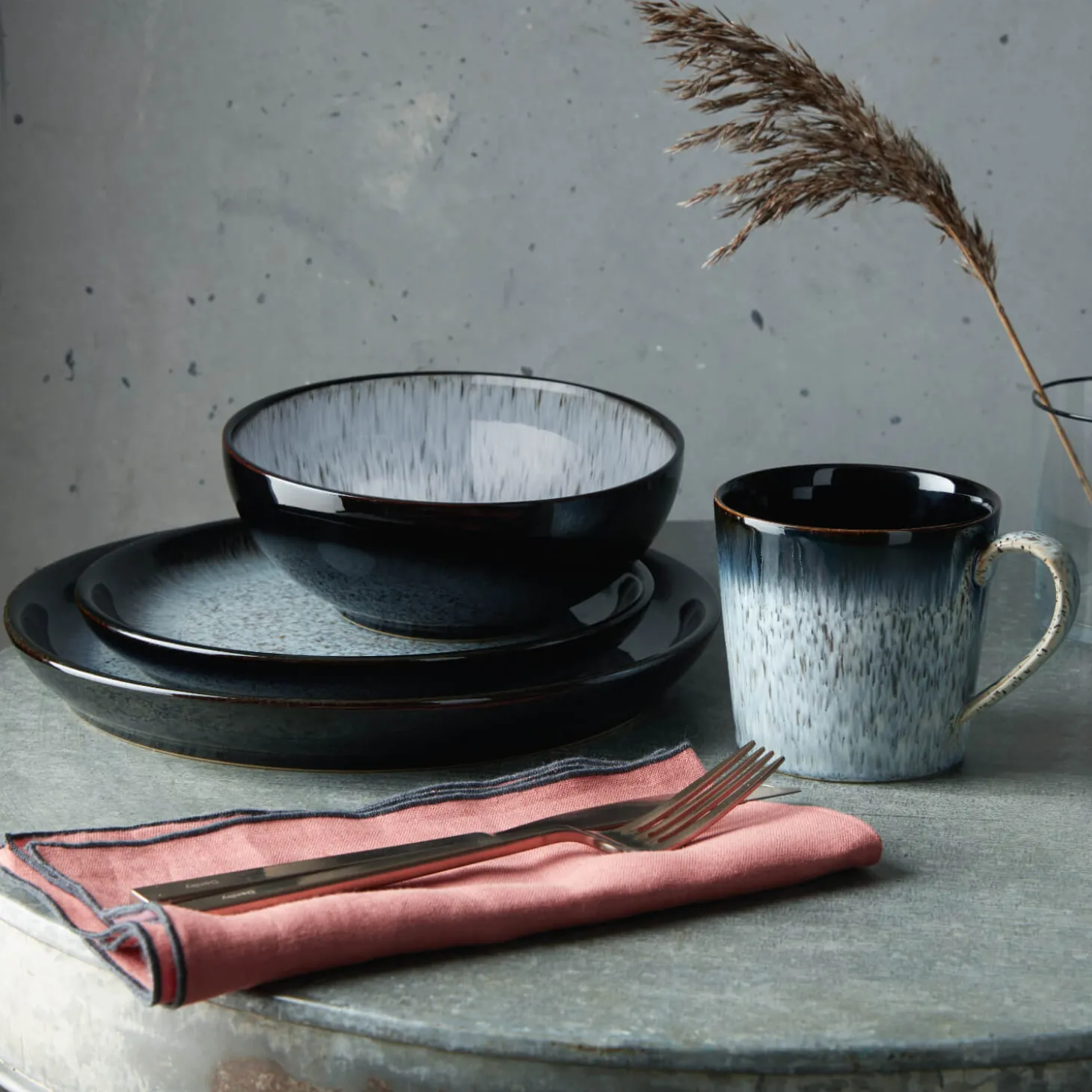 Denby Stoneware 17cm Cereal Bowl - Halo Coupe
