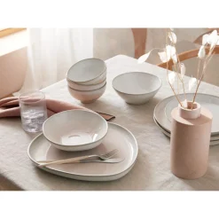 Denby Stoneware Kiln 19cm Medium Organic Dish - Coral