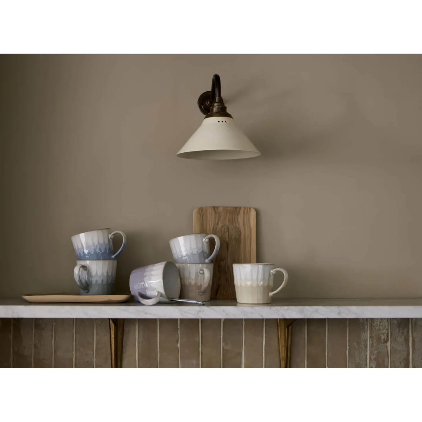 Denby Stoneware 400ml Reactive Mug - Light Blue
