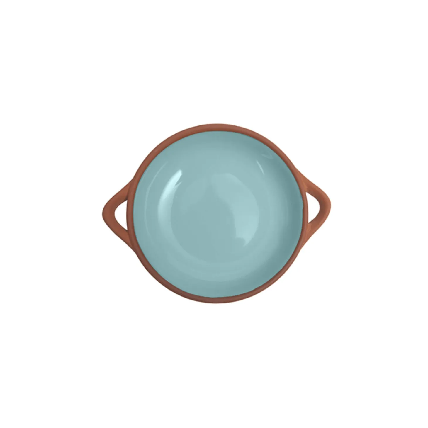 Dexam Sintra Small Glazed Terracotta Tapas Dish - Duck Egg