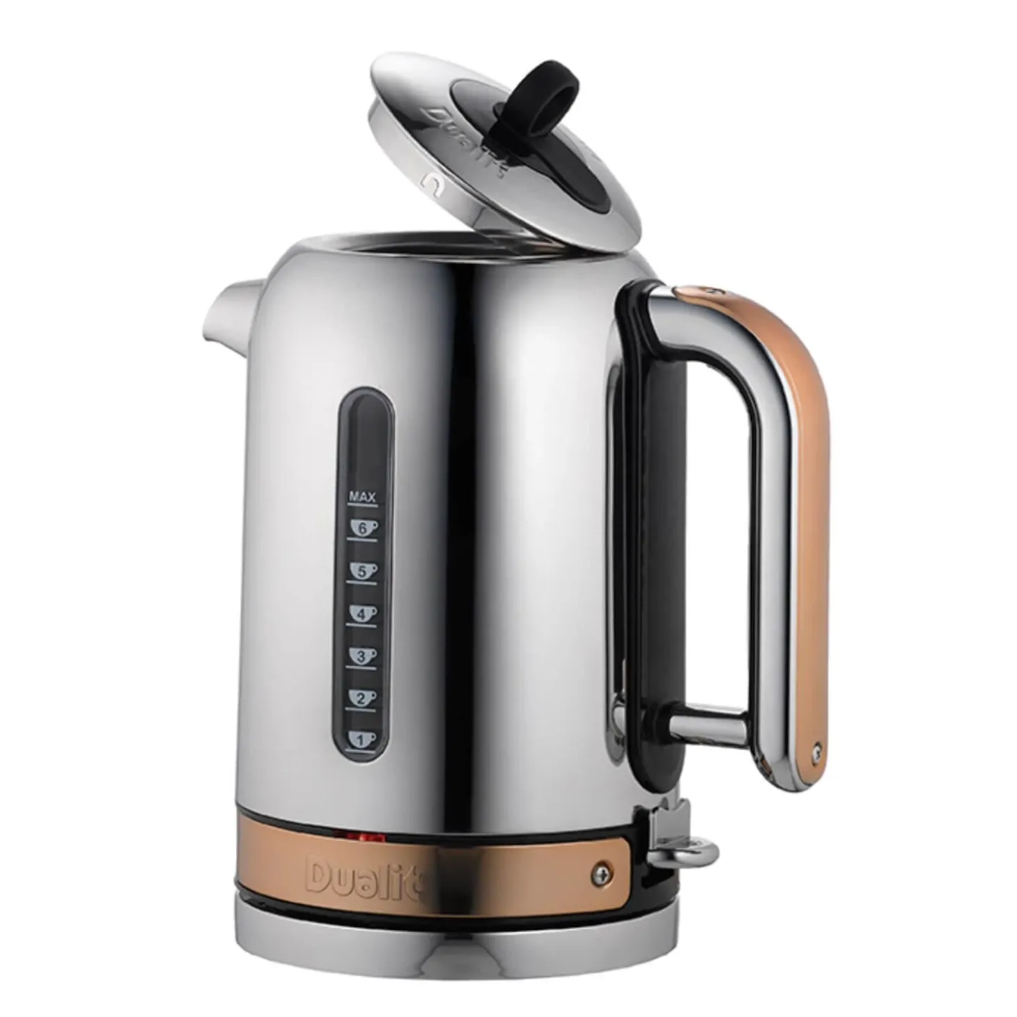 Dualit Classic 72820 1.7 Litre Kettle - Copper & Chrome