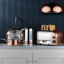 Dualit Classic 72820 1.7 Litre Kettle - Copper & Chrome