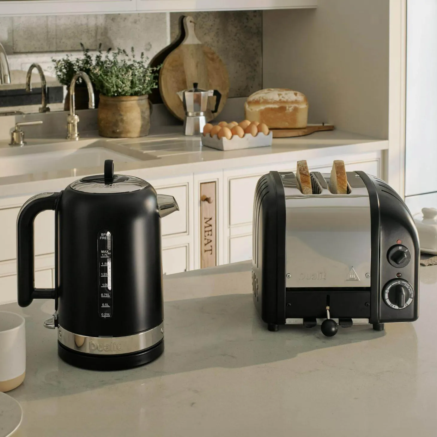 Dualit Classic Vario AWS 20433 2 Slice Toaster - Matt Black