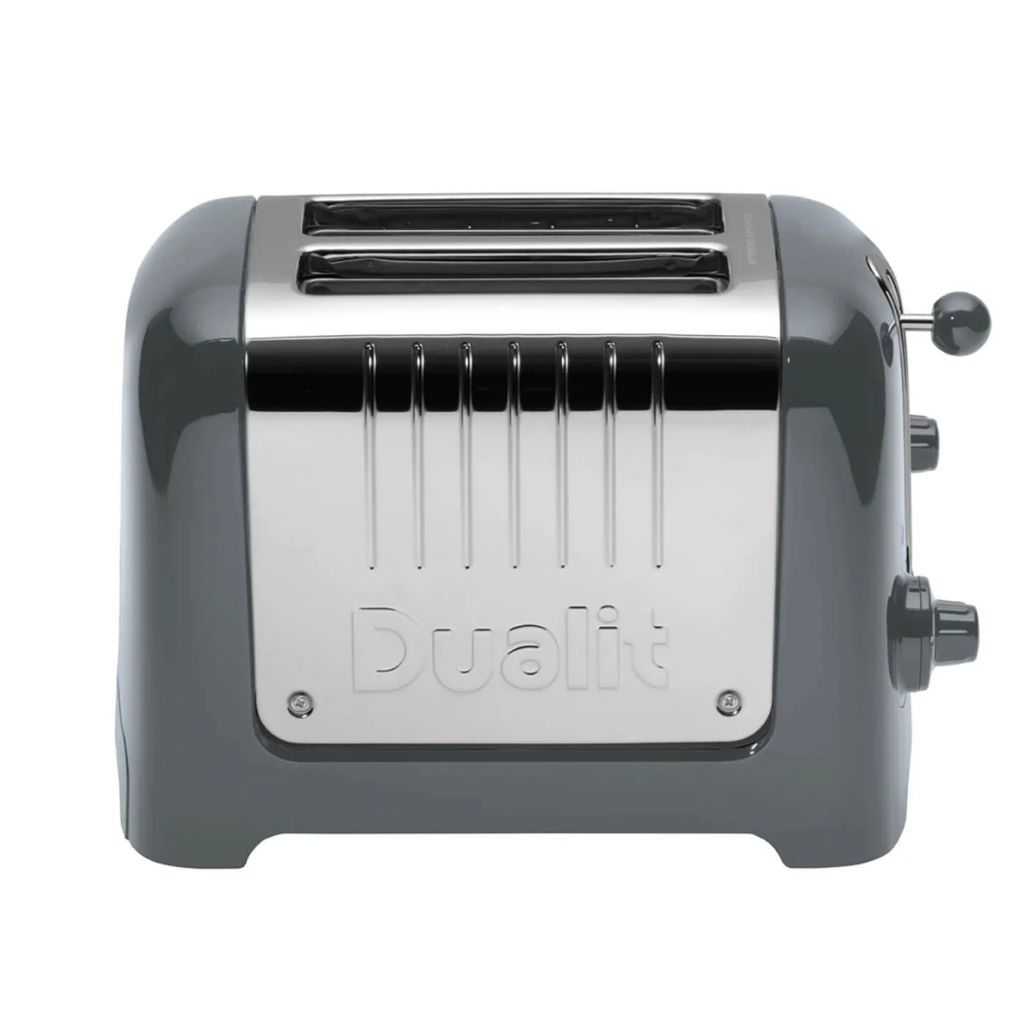 Dualit Lite Jug Kettle & 2 Slice Toaster Set - Polished Grey