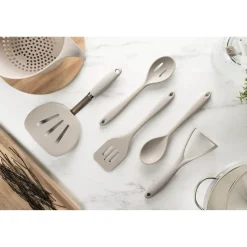 Fusion Twist Silicone Solid Spoon - Grey