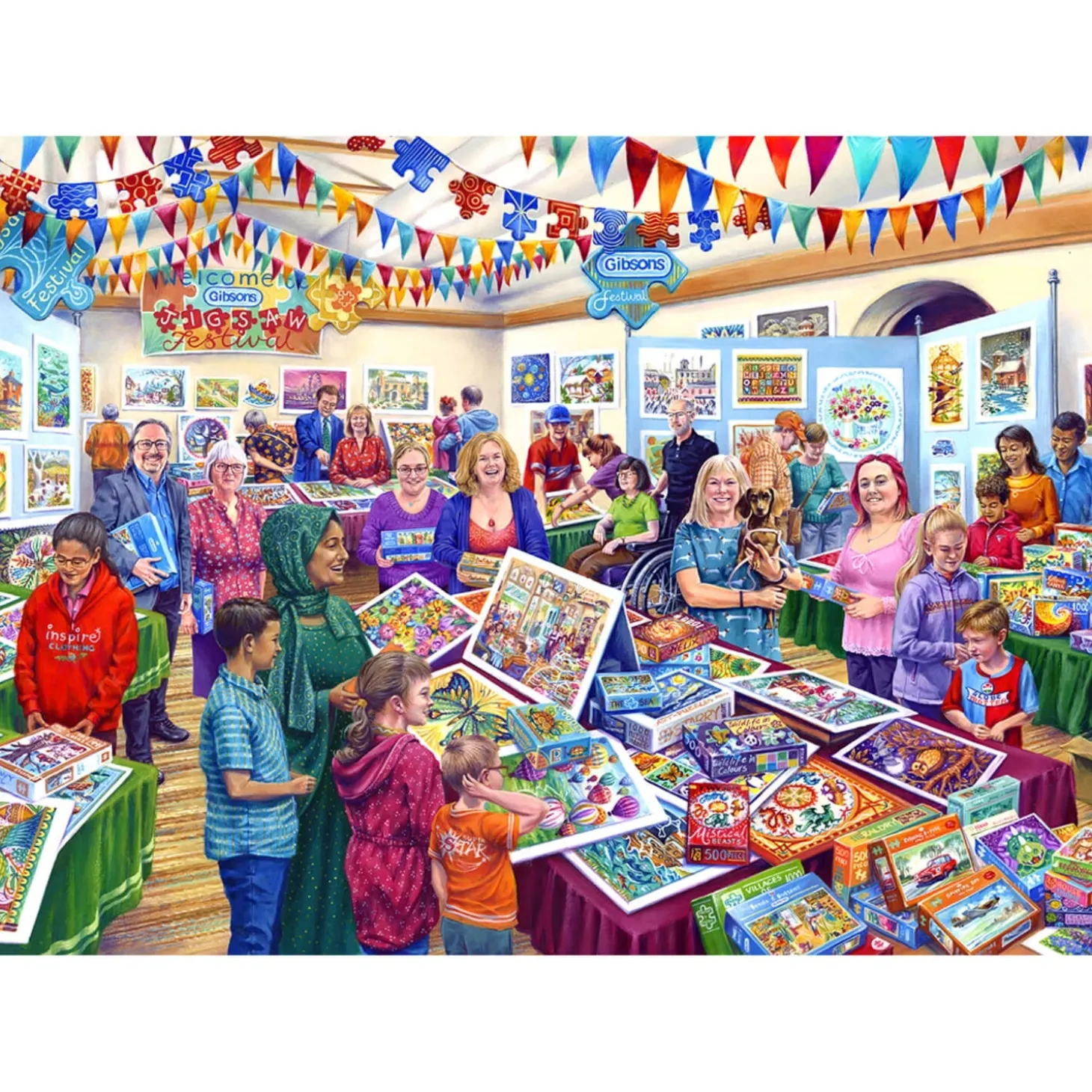 Gibsons 1000 Piece Jigsaw Puzzle - Puzzle Festival