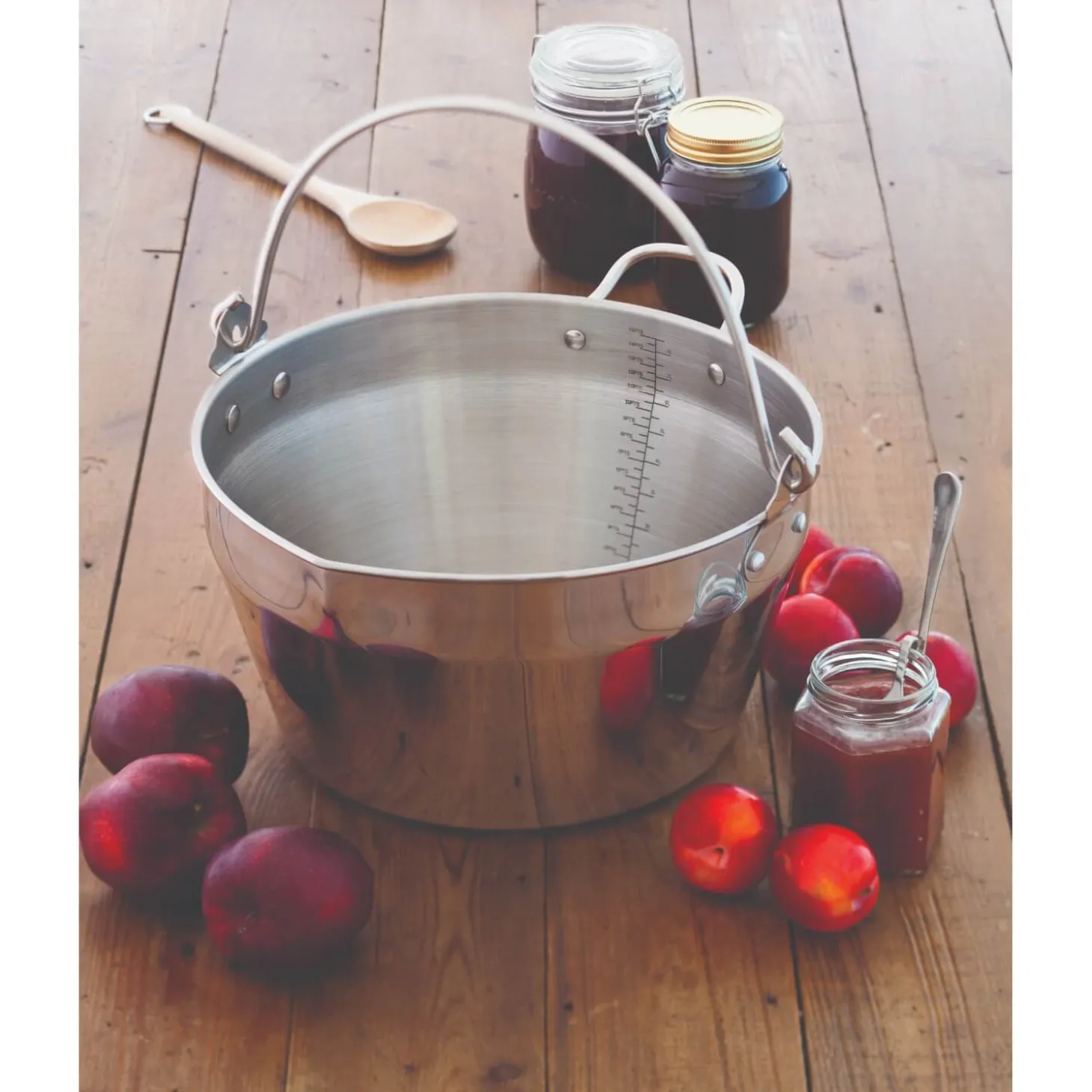 Home Made Stainless Steel 31cm Maslin Pan with Handle