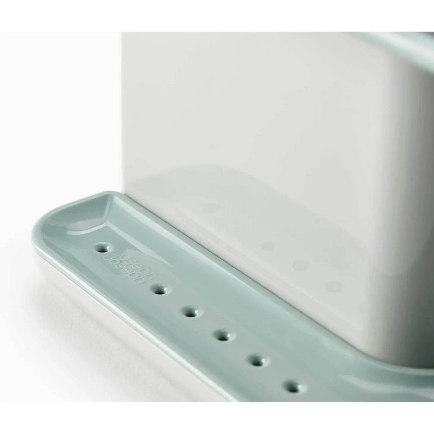 Joseph Joseph Caddy Sink Tidy - Light Stone & Sage Green