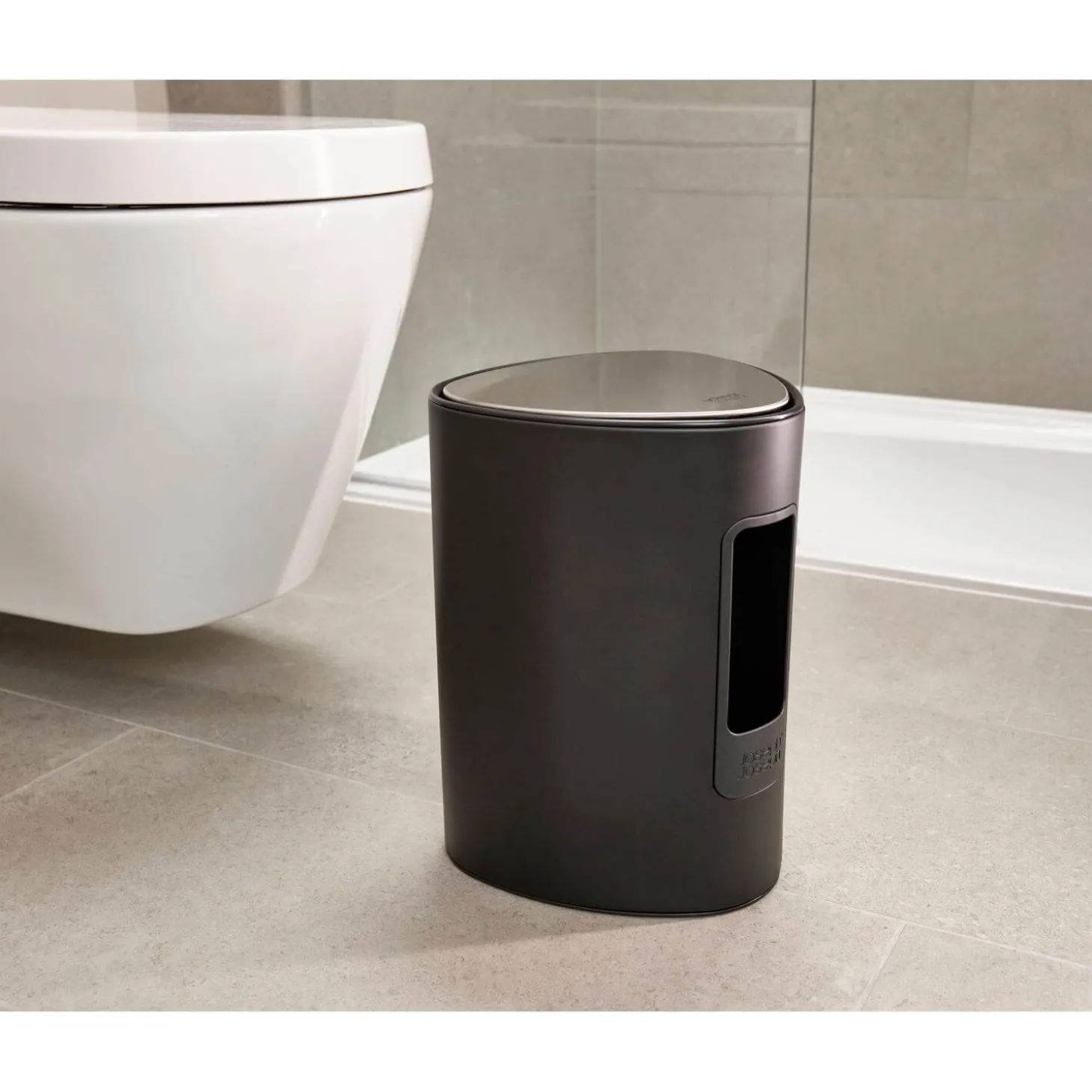 Joseph Joseph EasyStore 5-Litre Pedal Bin - Matt Black
