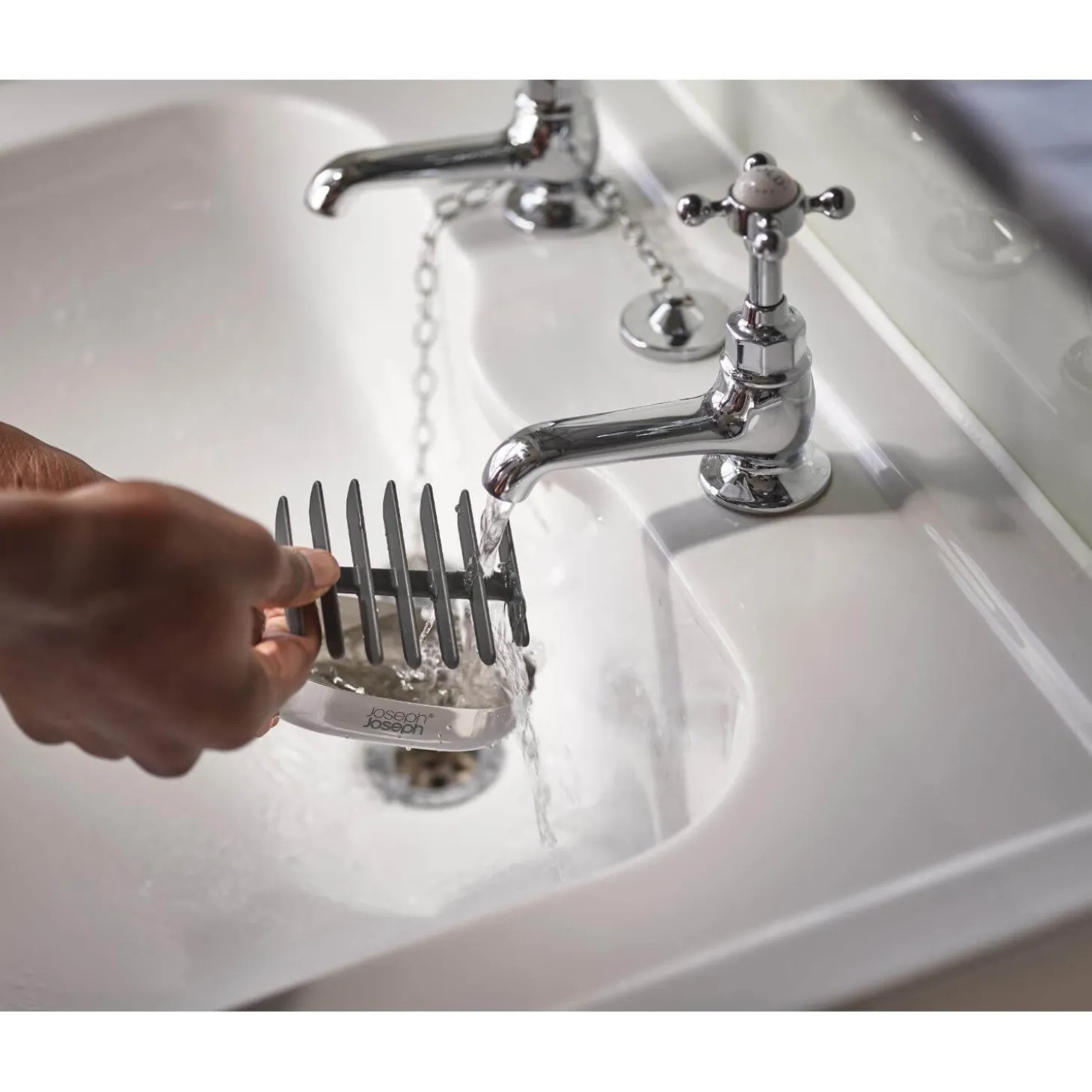 Joseph Joseph EasyStore Luxe Stainless Steel Soap Dish