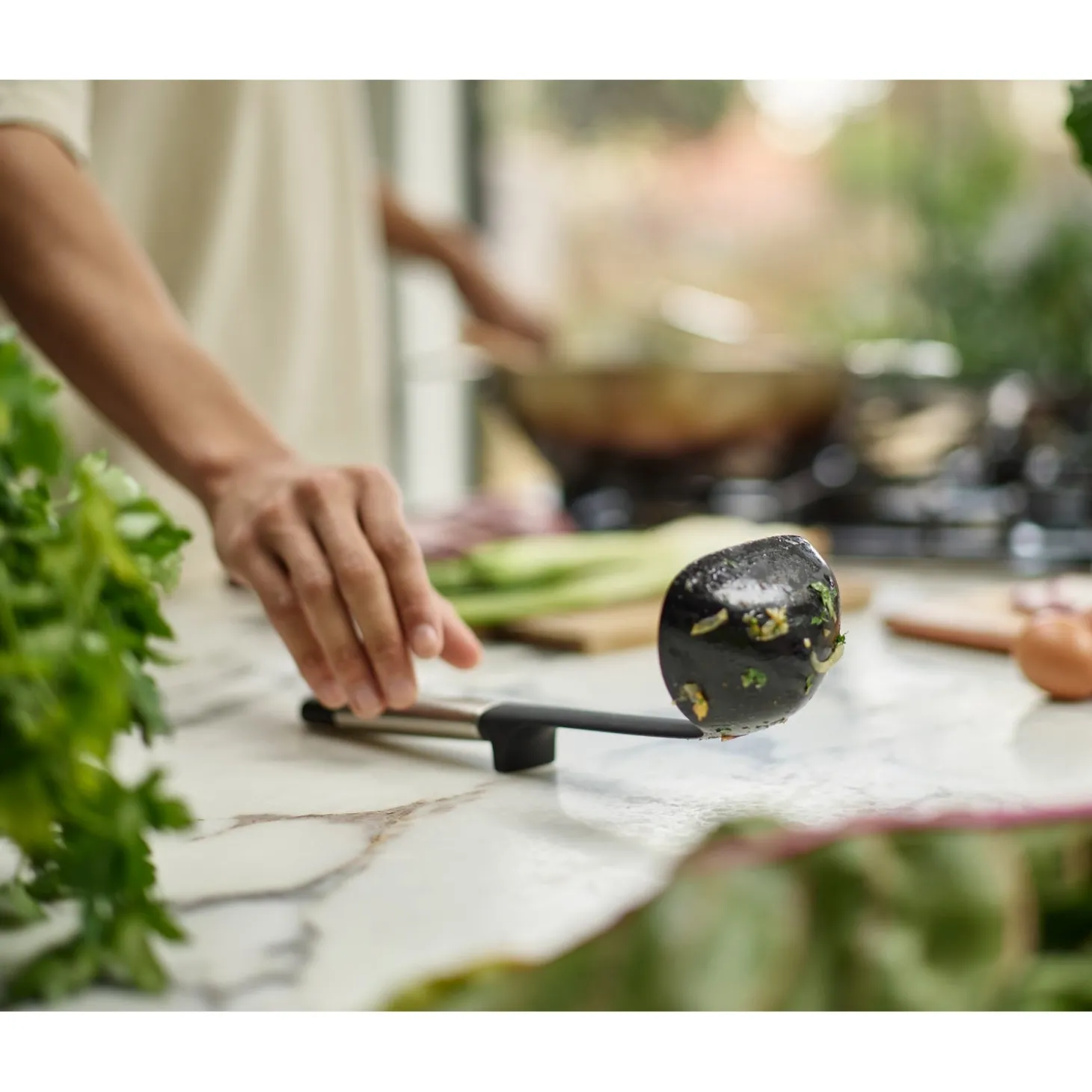 Joseph Joseph Elevate Stainless Steel & Silicone Ladle