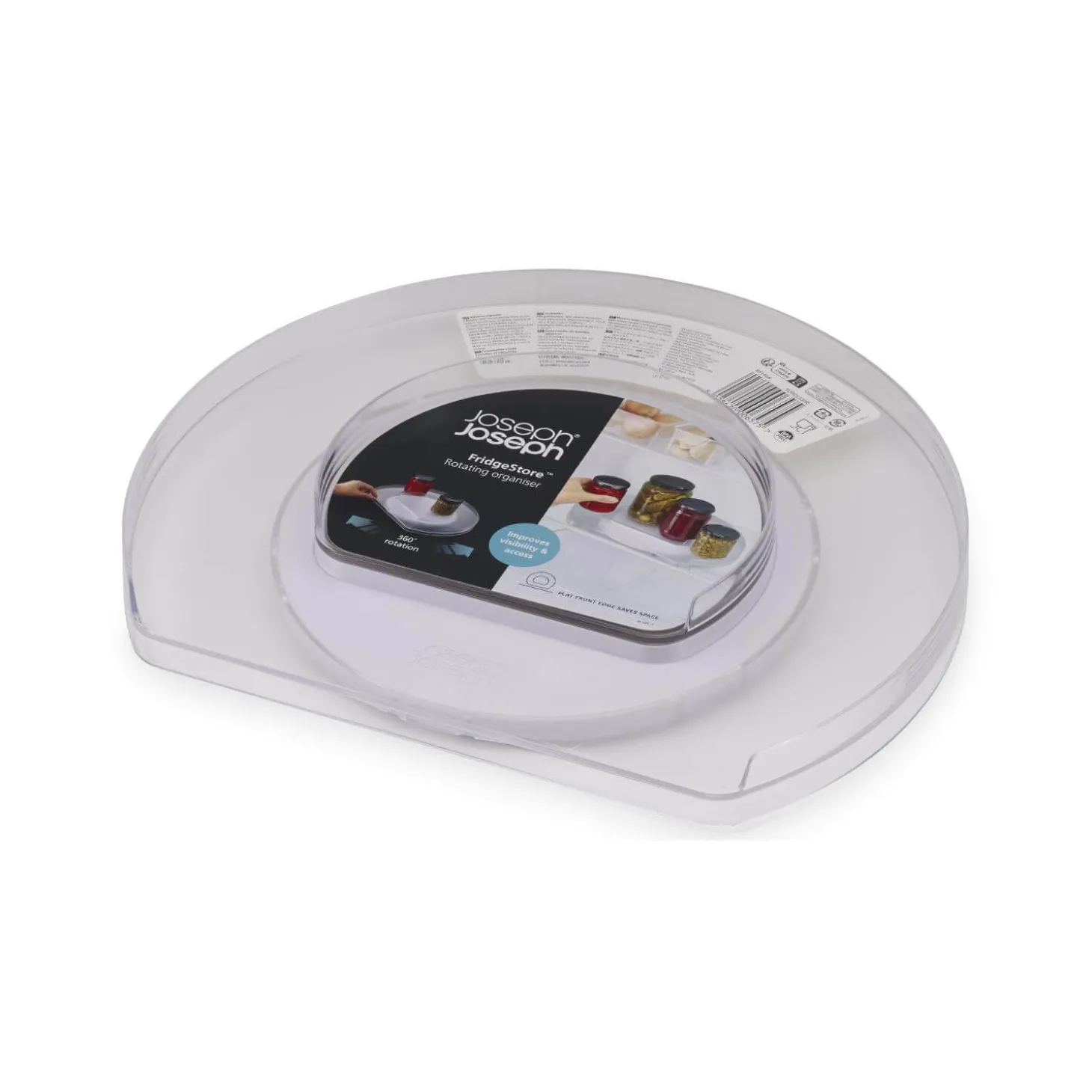 Joseph Joseph FridgeStore Rotating Organiser - Clear