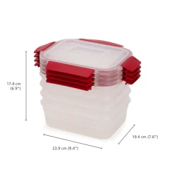 Joseph Joseph Nest™ Lock 4-Piece 1.1 Litre Rectangular Food Container Set