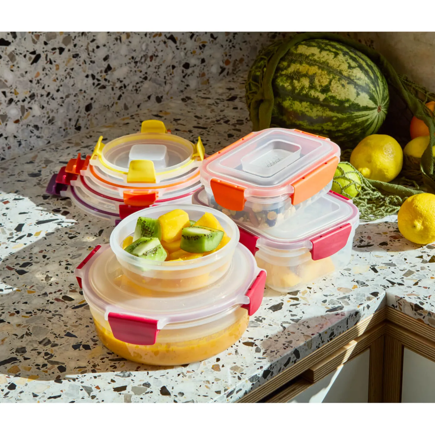 Joseph Joseph Nest™ Lock 8-Piece Mulitcolour Mixed Food Container Set
