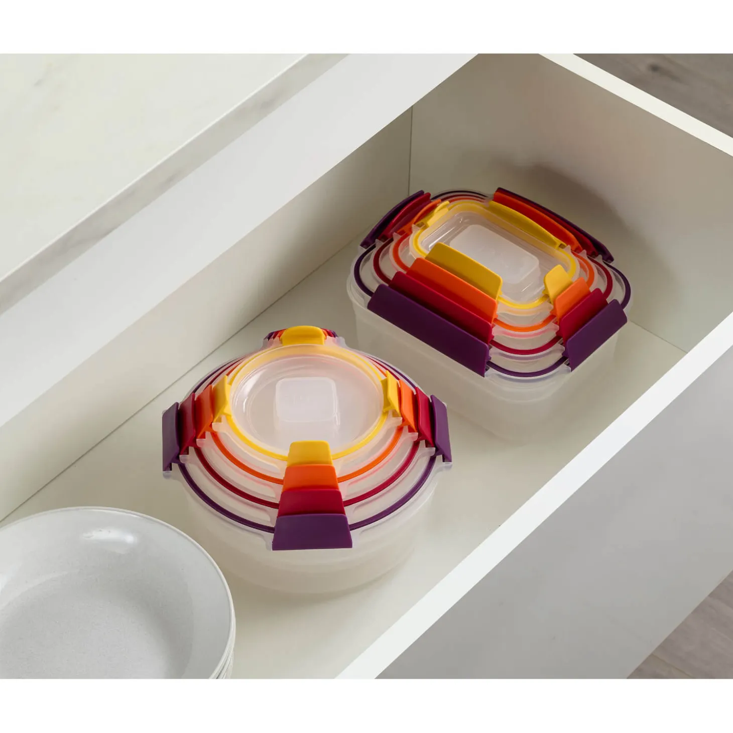 Joseph Joseph Nest™ Lock 8-Piece Mulitcolour Mixed Food Container Set