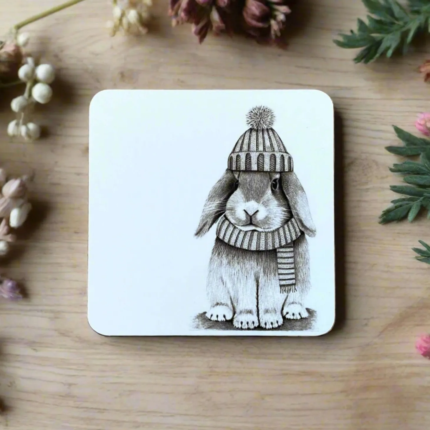 Katherine Sheard Coaster - Bobble Bunny