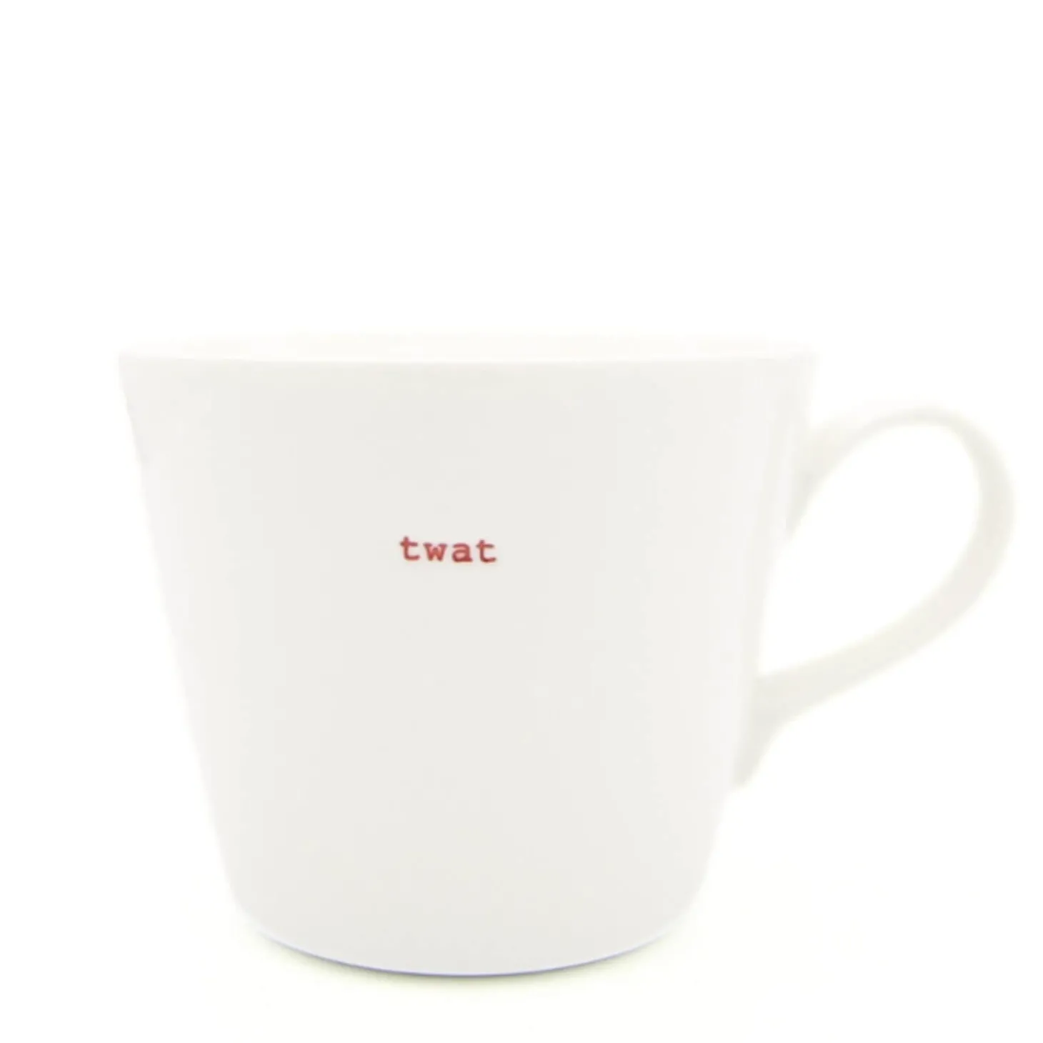 Keith Brymer Jones Word Range Bucket Mug - Twat