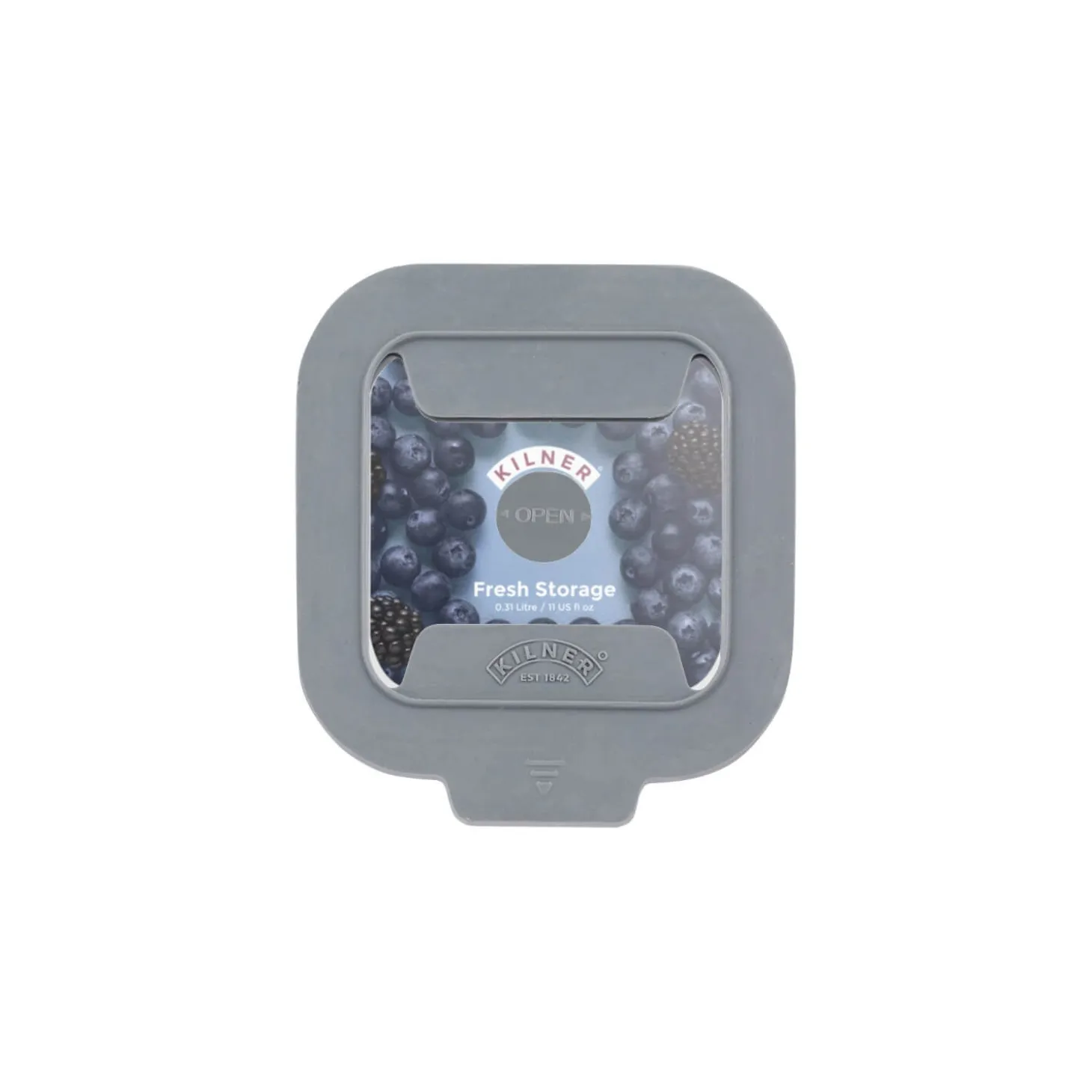 Kilner Fresh Storage Square Food Container - 0.31 Litre