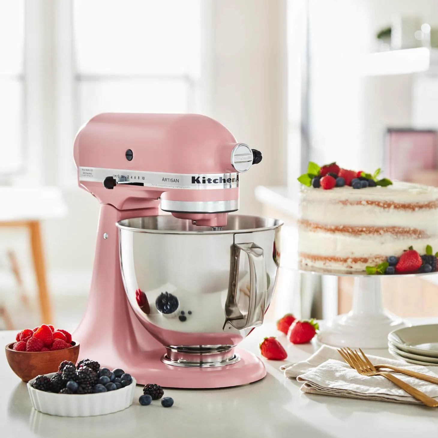 KitchenAid 175 Artisan Tilt-Head Stand Mixer - Dried Rose