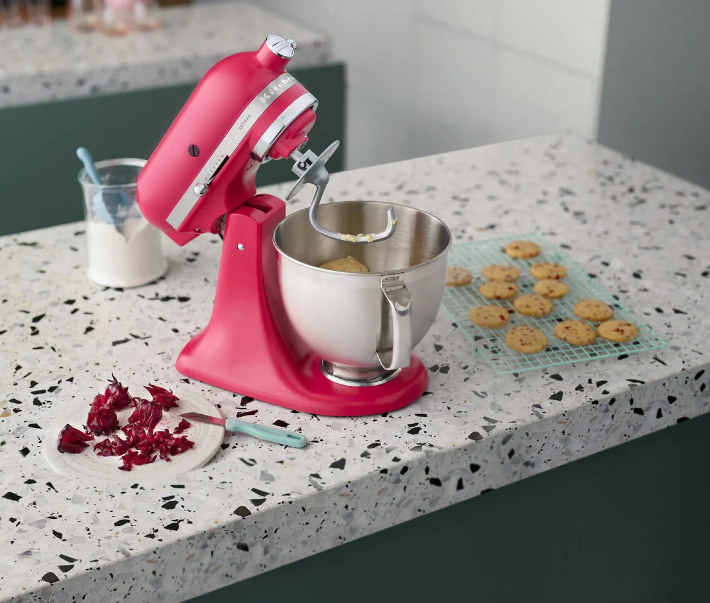 KitchenAid 195 Artisan Tilt-Head Stand Mixer - Hibiscus