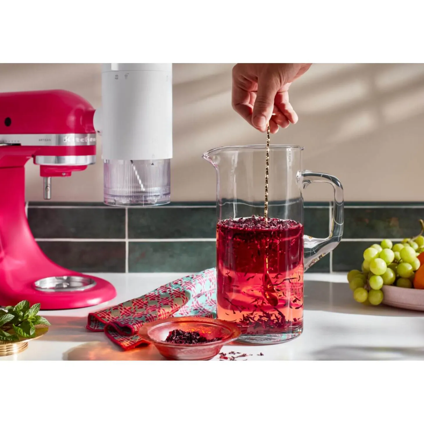 KitchenAid 195 Artisan Tilt-Head Stand Mixer - Hibiscus