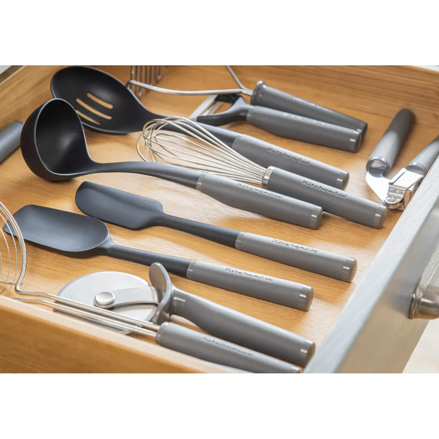 KitchenAid Soft Grip Scraper Spatula - Charcoal Grey