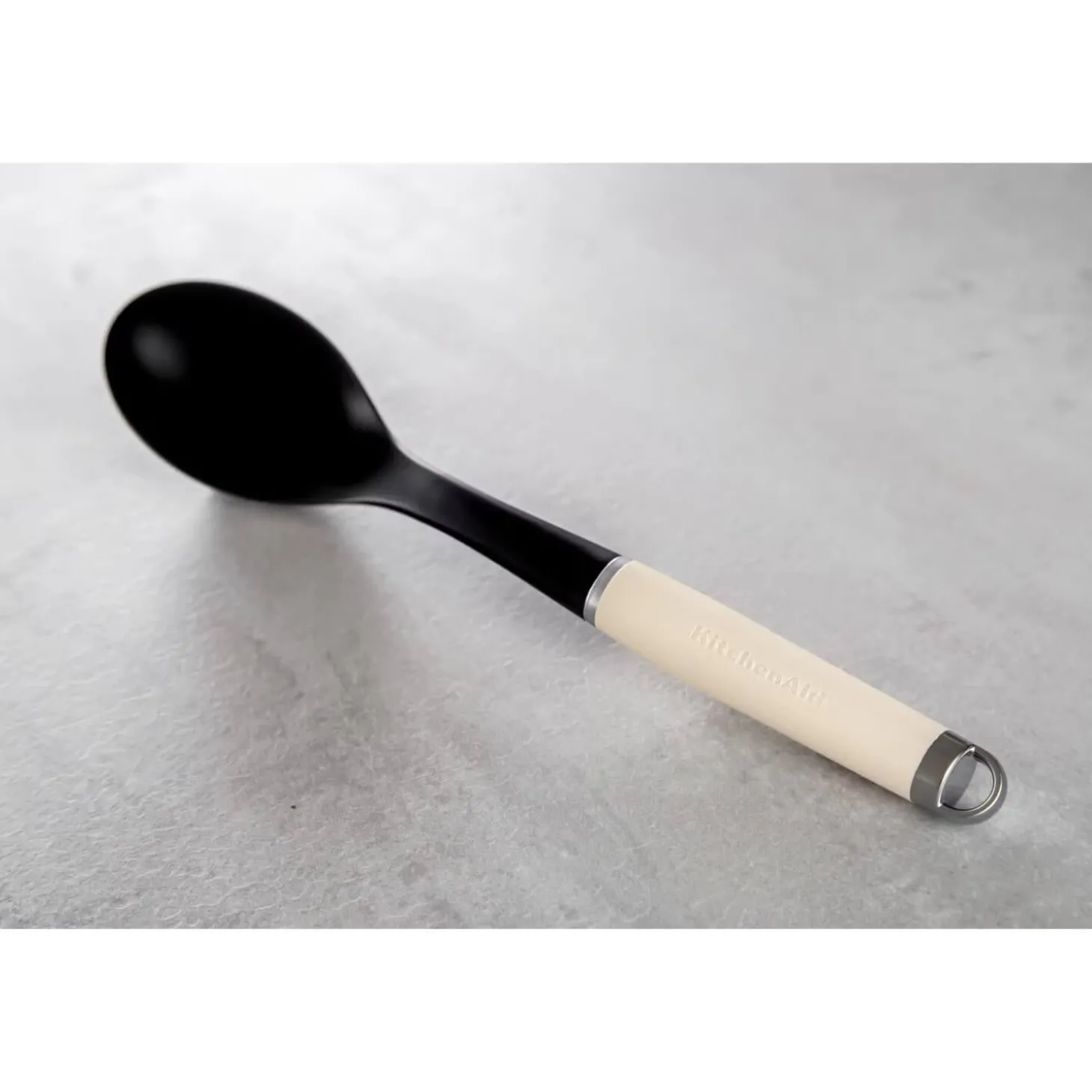 KitchenAid Utensils Plastic Basting Spoon - Almond Cream