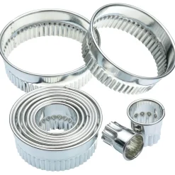 KitchenCraft Fluted Pastry Cutter Set - 11 Piece